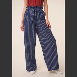 Sugarlips Blue & White Striped Pants